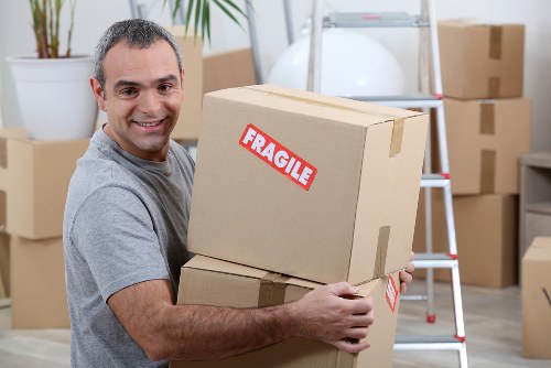 Commercial moving team planning an office relocation in Earls Court