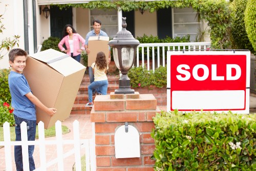Furniture protection and loading for an Earls Court home move