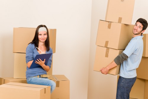 Commercial furniture pick-up for an office near Earls Court