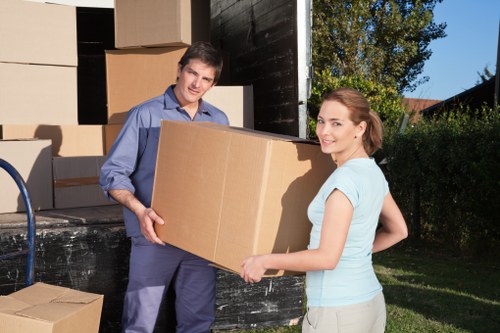 Charity donation of reusable furniture from a van clearance